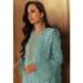 Picture of Georgette Cadet Blue Straight Cut Salwar Kameez