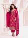 Picture of Sightly Chiffon Deep Pink Straight Cut Salwar Kameez