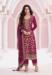 Picture of Taking Chiffon Brown Straight Cut Salwar Kameez