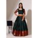 Picture of Stunning Silk Dark Green Lehenga Choli