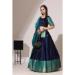 Picture of Statuesque Silk Dark Slate Grey Lehenga Choli