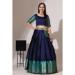 Picture of Statuesque Silk Dark Slate Grey Lehenga Choli