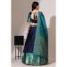 Picture of Statuesque Silk Dark Slate Grey Lehenga Choli