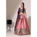 Picture of Graceful Silk Dark Salmon Lehenga Choli