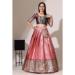 Picture of Graceful Silk Dark Salmon Lehenga Choli