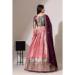 Picture of Graceful Silk Dark Salmon Lehenga Choli