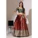 Picture of Gorgeous Silk Maroon Lehenga Choli