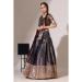 Picture of Delightful Silk Dark Slate Grey Lehenga Choli