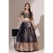 Picture of Delightful Silk Dark Slate Grey Lehenga Choli