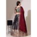 Picture of Delightful Silk Dark Slate Grey Lehenga Choli