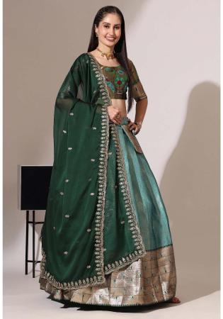 Picture of Comely Silk Slate Grey Lehenga Choli