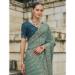 Picture of Splendid Crepe & Silk Slate Grey Saree