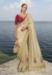 Picture of Magnificent Crepe & Silk Tan Saree