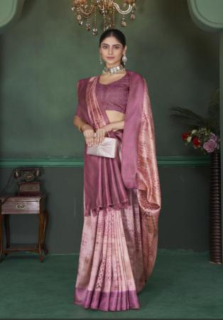 Picture of Sublime Silk Plum Saree