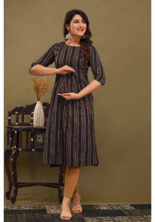 Picture of Enticing Cotton Dark Slate Grey Kurtis & Tunic