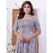 Picture of Marvelous Georgette Light Slate Grey Readymade Gown