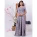 Picture of Marvelous Georgette Light Slate Grey Readymade Gown