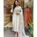 Picture of Pleasing Chiffon Silver Readymade Salwar Kameez