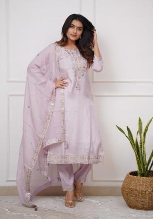 Picture of Admirable Chiffon Thistle Readymade Salwar Kameez