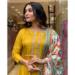 Picture of Pretty Chiffon Orange Readymade Salwar Kameez