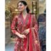 Picture of Amazing Chiffon Indian Red Readymade Salwar Kameez