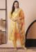 Picture of Splendid Chiffon Sandy Brown Readymade Salwar Kameez