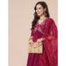 Picture of Enticing Chiffon Crimson Readymade Salwar Kameez