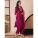 Picture of Enticing Chiffon Crimson Readymade Salwar Kameez