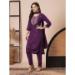 Picture of Nice Chiffon Purple Readymade Salwar Kameez