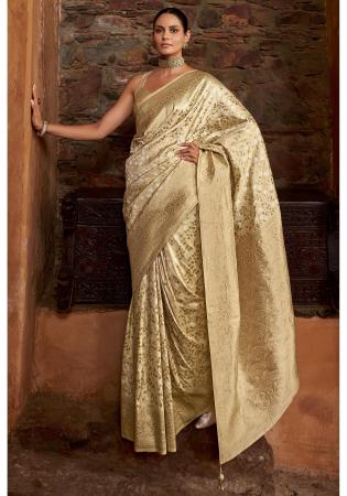 Picture of Marvelous Silk Beige Saree