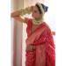 Picture of Delightful Silk Crimson Saree