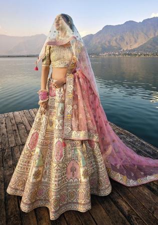 Picture of Comely Silk Rosy Brown Lehenga Choli