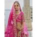 Picture of Magnificent Silk Pale Violet Red Lehenga Choli