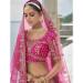 Picture of Magnificent Silk Pale Violet Red Lehenga Choli