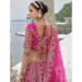 Picture of Magnificent Silk Pale Violet Red Lehenga Choli