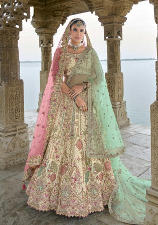 Picture of Fascinating Silk Tan Lehenga Choli