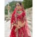 Picture of Wonderful Silk Crimson Lehenga Choli