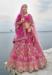 Picture of Amazing Silk Medium Violet Red Lehenga Choli