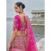 Picture of Enticing Silk Hot Pink Lehenga Choli