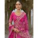 Picture of Exquisite Silk Deep Pink Lehenga Choli