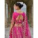 Picture of Exquisite Silk Deep Pink Lehenga Choli