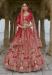 Picture of Sublime Silk Fire Brick Lehenga Choli