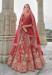 Picture of Superb Silk Fire Brick Lehenga Choli