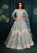 Picture of Beautiful Georgette Silver Lehenga Choli