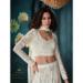 Picture of Shapely Georgette Off White Lehenga Choli