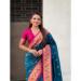 Picture of Pleasing Silk Midnight Blue Saree