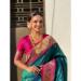 Picture of Shapely Silk Teal Saree