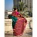 Picture of Shapely Silk Teal Saree