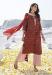 Picture of Pleasing Cotton Maroon Readymade Salwar Kameez