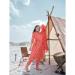 Picture of Enticing Cotton Chocolate Readymade Salwar Kameez